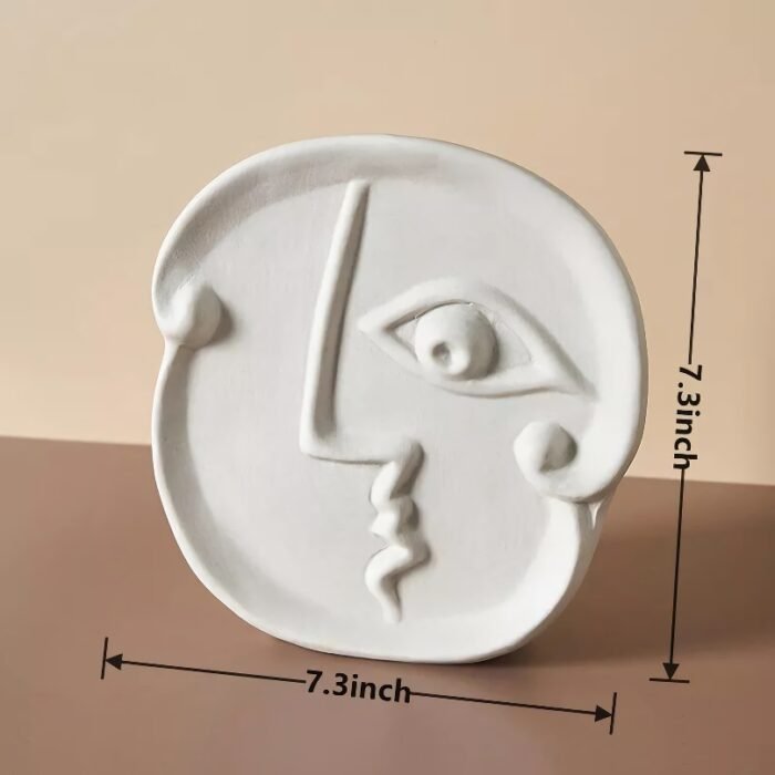 Creative Nordic Ceramic Face Vase - Image 9