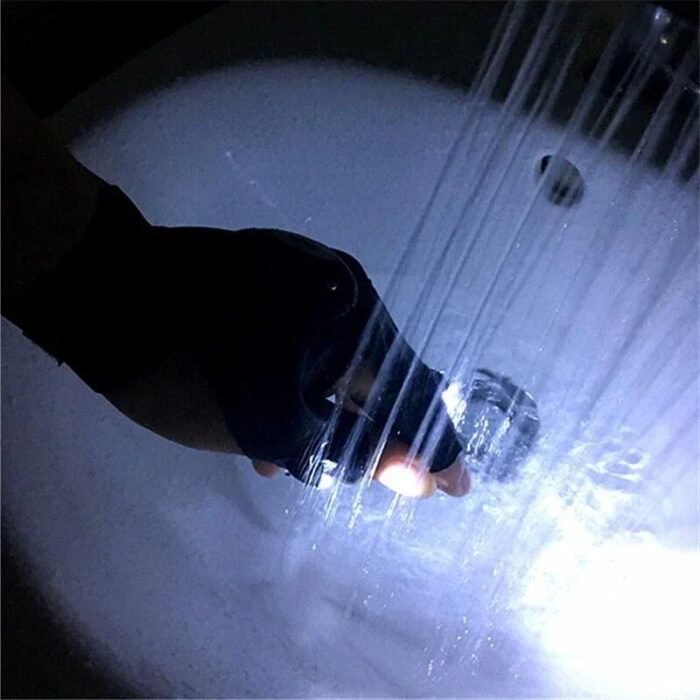 LED Light Fingerless Outdoor Gloves - Image 3