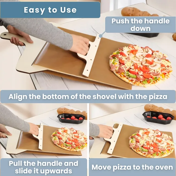 Non-Stick Pizza Peel Shovel - Image 4