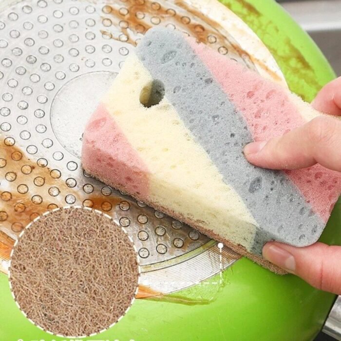 Eco-Friendly Double-Sided Kitchen Cleaning Sponges - Image 3