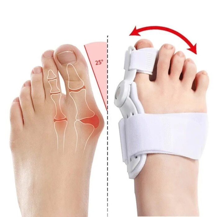 1-2Pcs Adjustable Bunion Corrector Splint, Big Toe Straightener for Pain Relief & Foot Care - Image 3