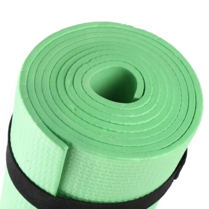 Eco-Friendly EVA Yoga Mat - Anti-Skid, Durable, 4mm Thick with Carrying Sling - Image 4