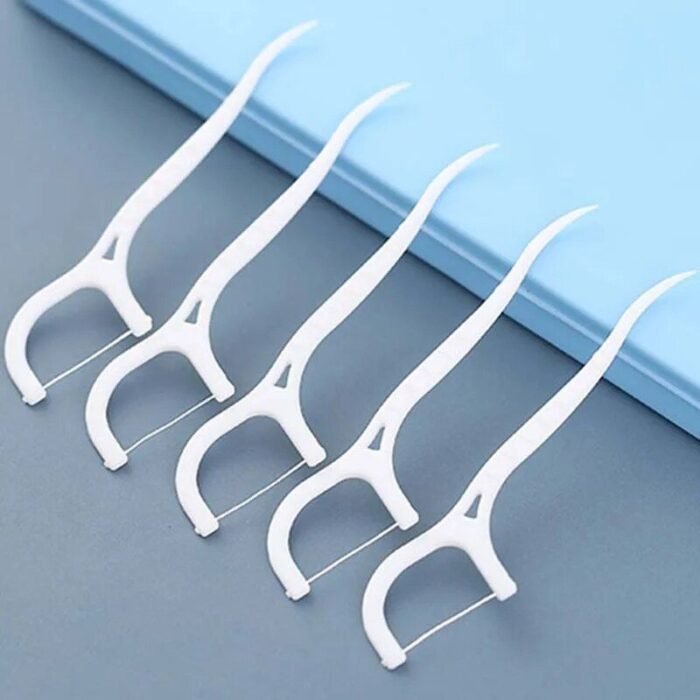 Efficient Dental Floss Sticks - Disposable Interdental Brushes for Oral Health - Image 3