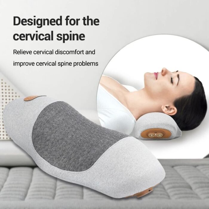 Neck Traction & Massage Pillow: Ergonomic Cervical Spine Relief & Travel Companion - Image 6