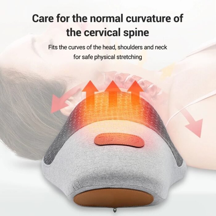 Neck Traction & Massage Pillow: Ergonomic Cervical Spine Relief & Travel Companion - Image 5