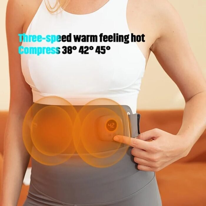 EMS Heat & Massage Slimming Belt for Targeted Weight Loss & Muscle Pain Relief - Image 4