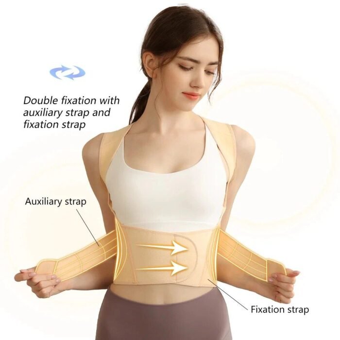 Fully Adjustable Spine Support Posture Corrector Brace - Image 4