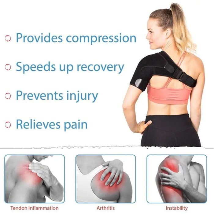 Adjustable Shoulder Support Brace for Joint Pain & Injury - Image 3