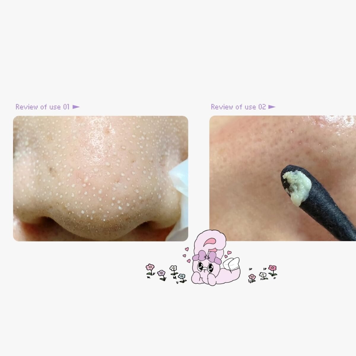 Mild clear nose patch