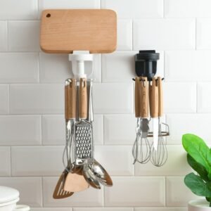 Hanging kitchen utensils